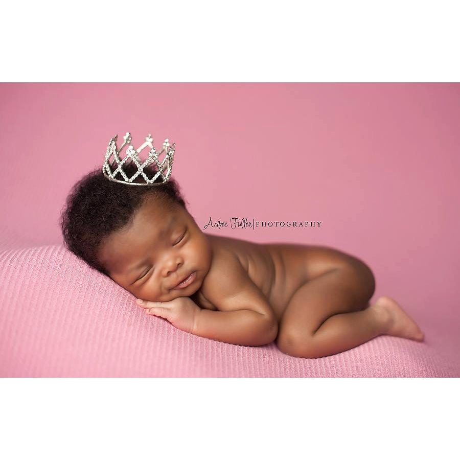 Newborn Crown Photo Prop Tiara- Diana - Cheerful Lane