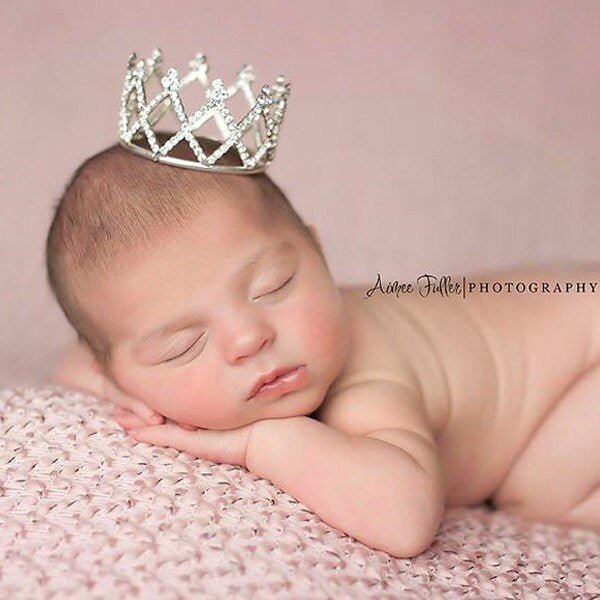 Baby Crown Photo Prop, Crown Cake Topper - Diana