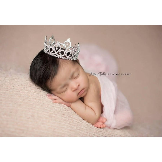 baby girl crown, crown cake topper - Corinne - Cheerful Lane