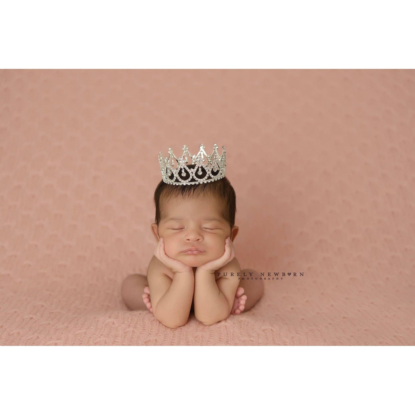 Load image into Gallery viewer, baby shower crown cake topper - Eden - Cheerful Lane
