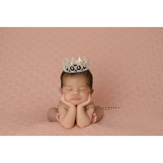 Load image into Gallery viewer, baby shower crown cake topper - Eden - Cheerful Lane
