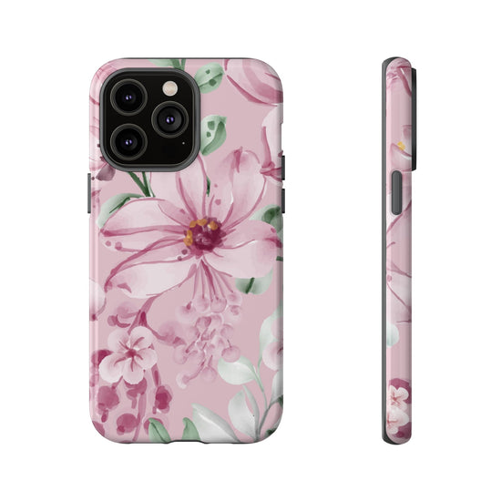 Blush Pink Floral MagSafe iPhone Case - Cheerful Lane