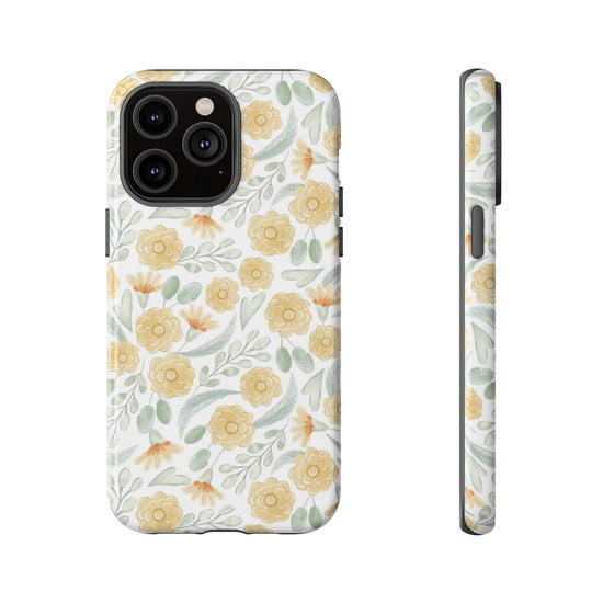 Cute Floral Phone case for Girl fits iPhone Samsung Galaxy Google Pixel - Cheerful Lane