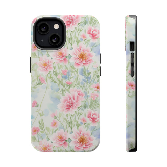 Elegant Floral MagSafe iPhone Case - Cheerful Lane