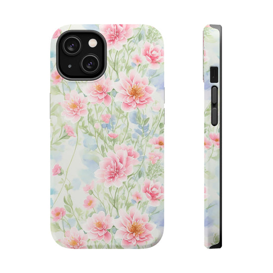 Elegant Floral MagSafe iPhone Case - Cheerful Lane