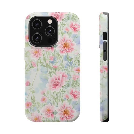 Elegant Floral MagSafe iPhone Case - Cheerful Lane