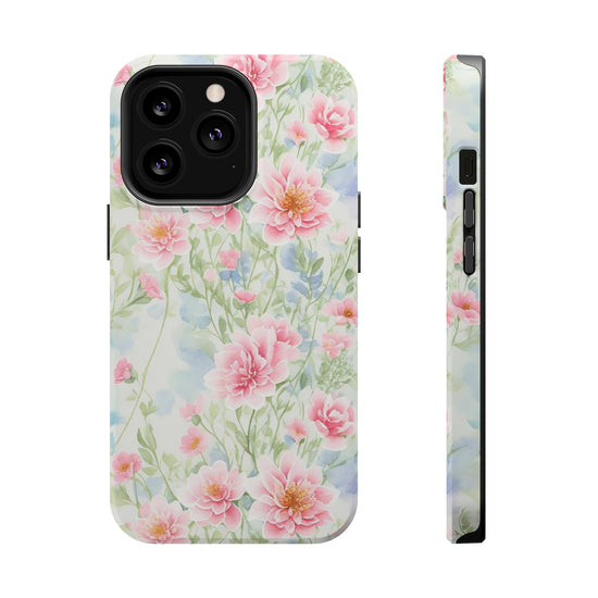 Elegant Floral MagSafe iPhone Case - Cheerful Lane