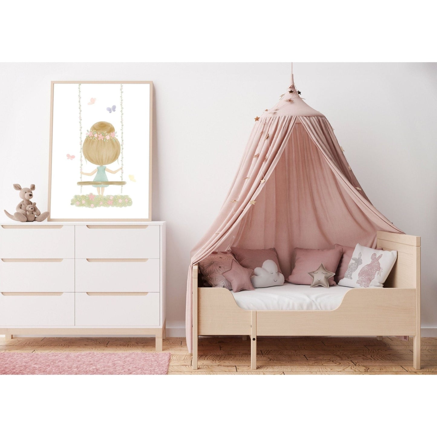 Girls Room Print - Nursery Decor - Cheerful Lane