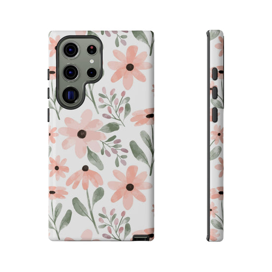 Load image into Gallery viewer, MagSafe iPhone Case for Girls - Peach Floral - Cheerful Lane

