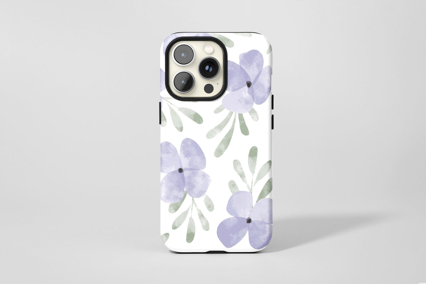 MagSafe iPhone Case - Purple Floral Phone Case - Cheerful Lane