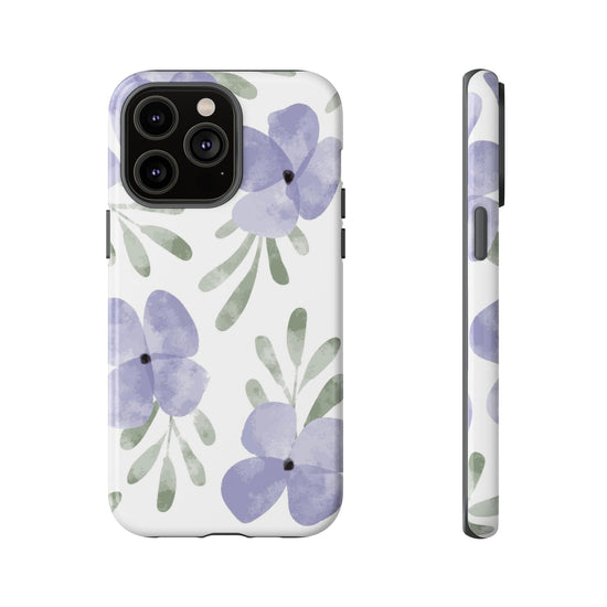 MagSafe iPhone Case - Purple Floral Phone Case - Cheerful Lane