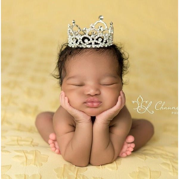 Newborn Crown, Crown Cake Topper - Abigail - Cheerful Lane