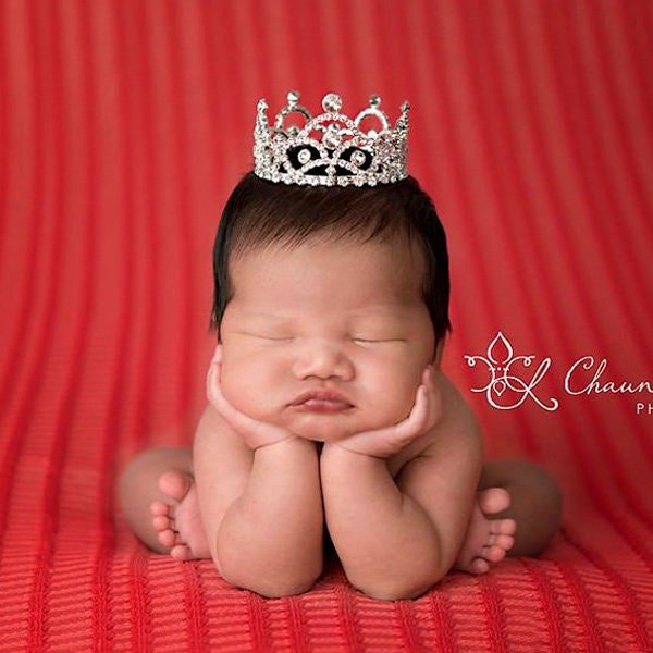 Newborn Crown, Crown Cake Topper - Abigail - Cheerful Lane