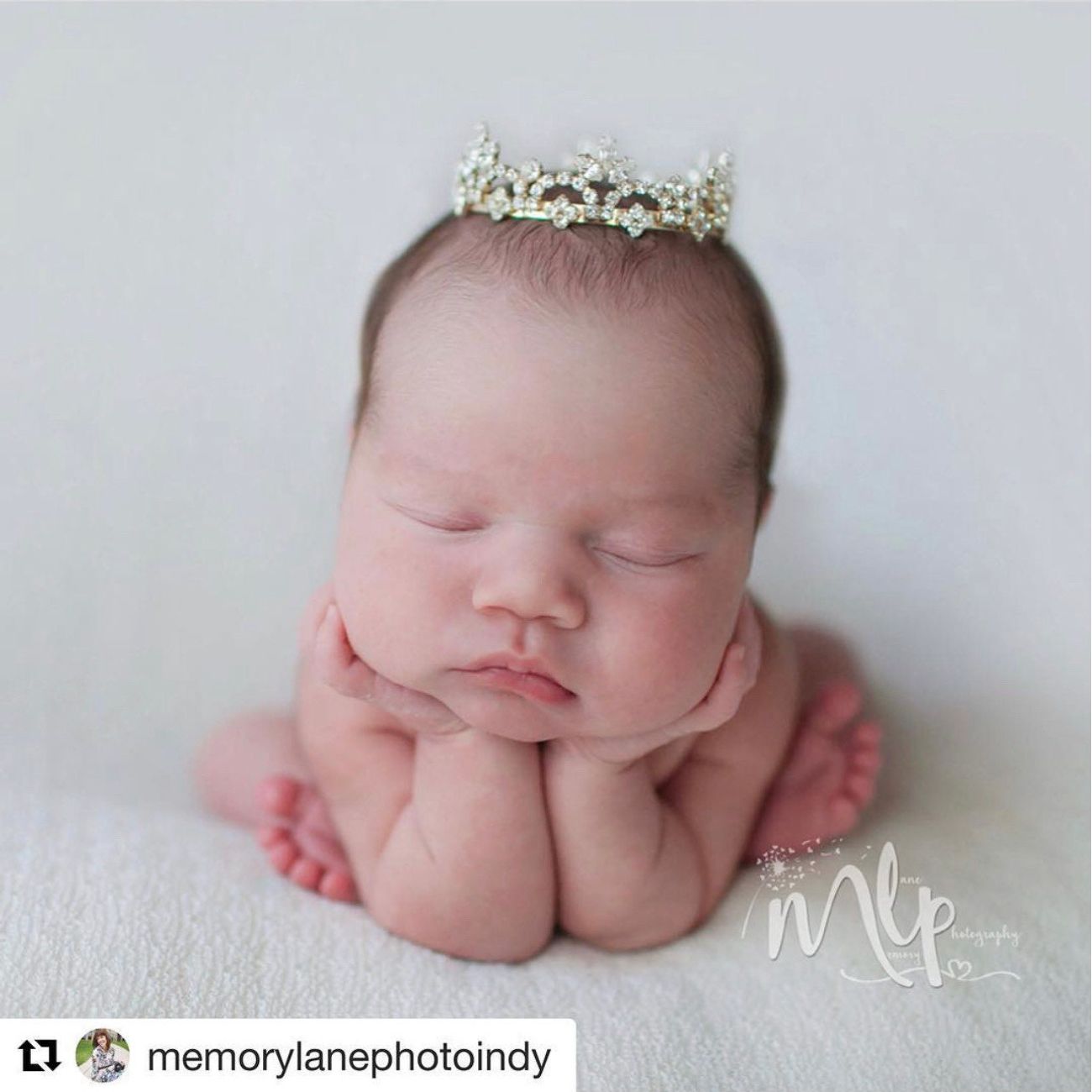 Newborn Crown Photo Prop - Malaina