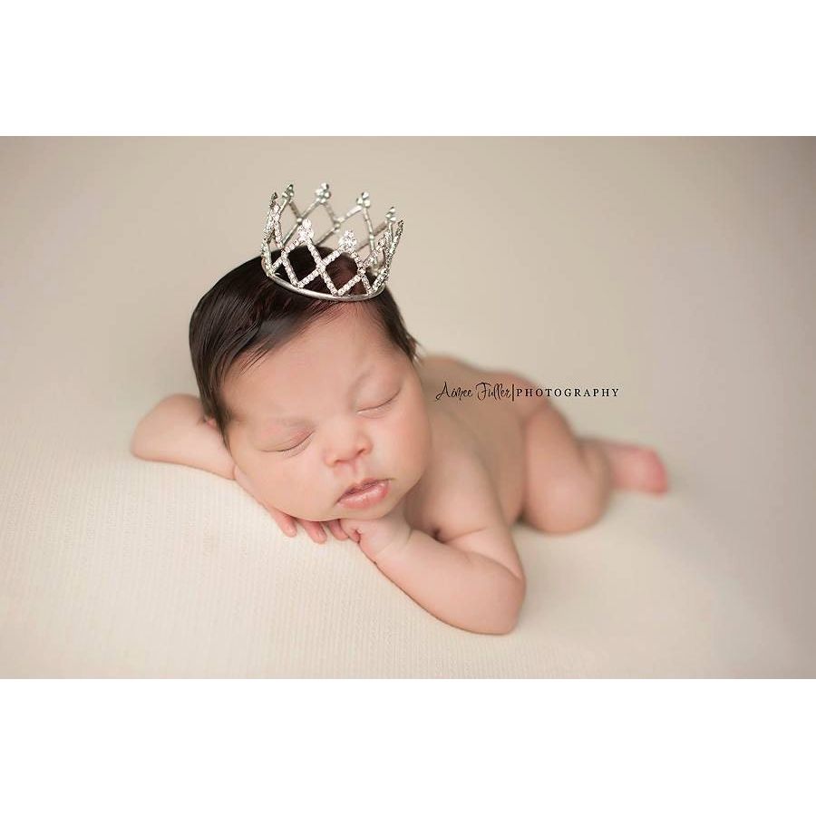 Newborn Crown Photo Prop Tiara- Diana - Cheerful Lane