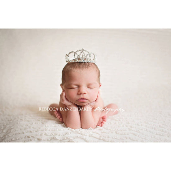 Newborn tiara photo prop - Bianca - Cheerful Lane