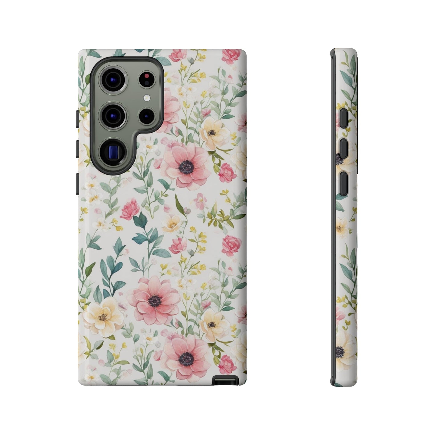 Pastel Floral Phone case fits iPhone Samsung Galaxy Google Pixel - Cheerful Lane