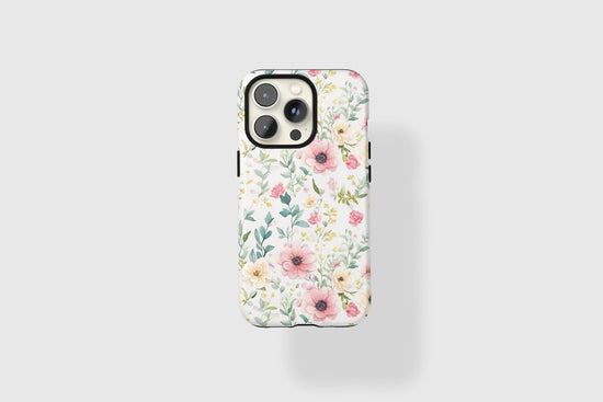 Pastel Floral Phone case fits iPhone Samsung Galaxy Google Pixel - Cheerful Lane