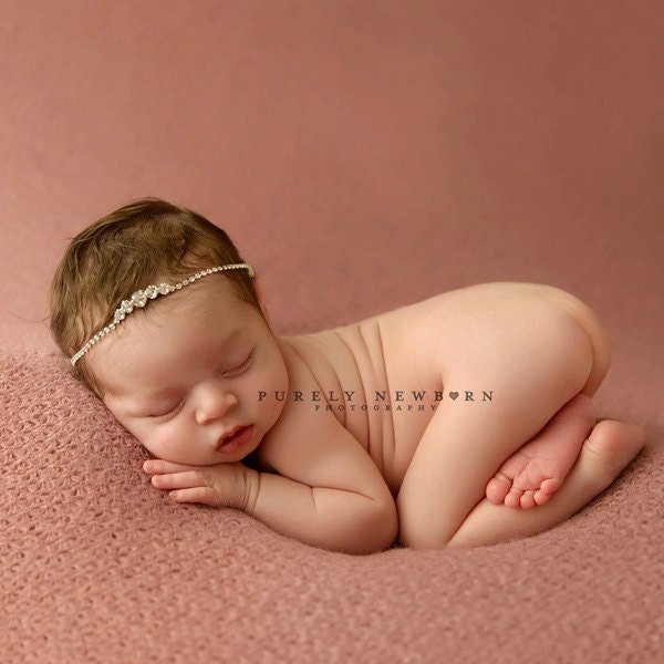 Rhinestone Tieback Baby & Toddler For Photos - Lillian - Cheerful Lane